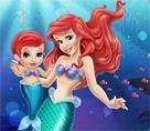 Ariel ve Kızı Oyun Oynuyor Oyunu